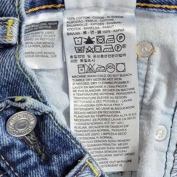 Levis 505 Jeans Men 30x28* Blue Regular Fit Medium Stone Wash Workwear 005054891 - Picture 12 of 13